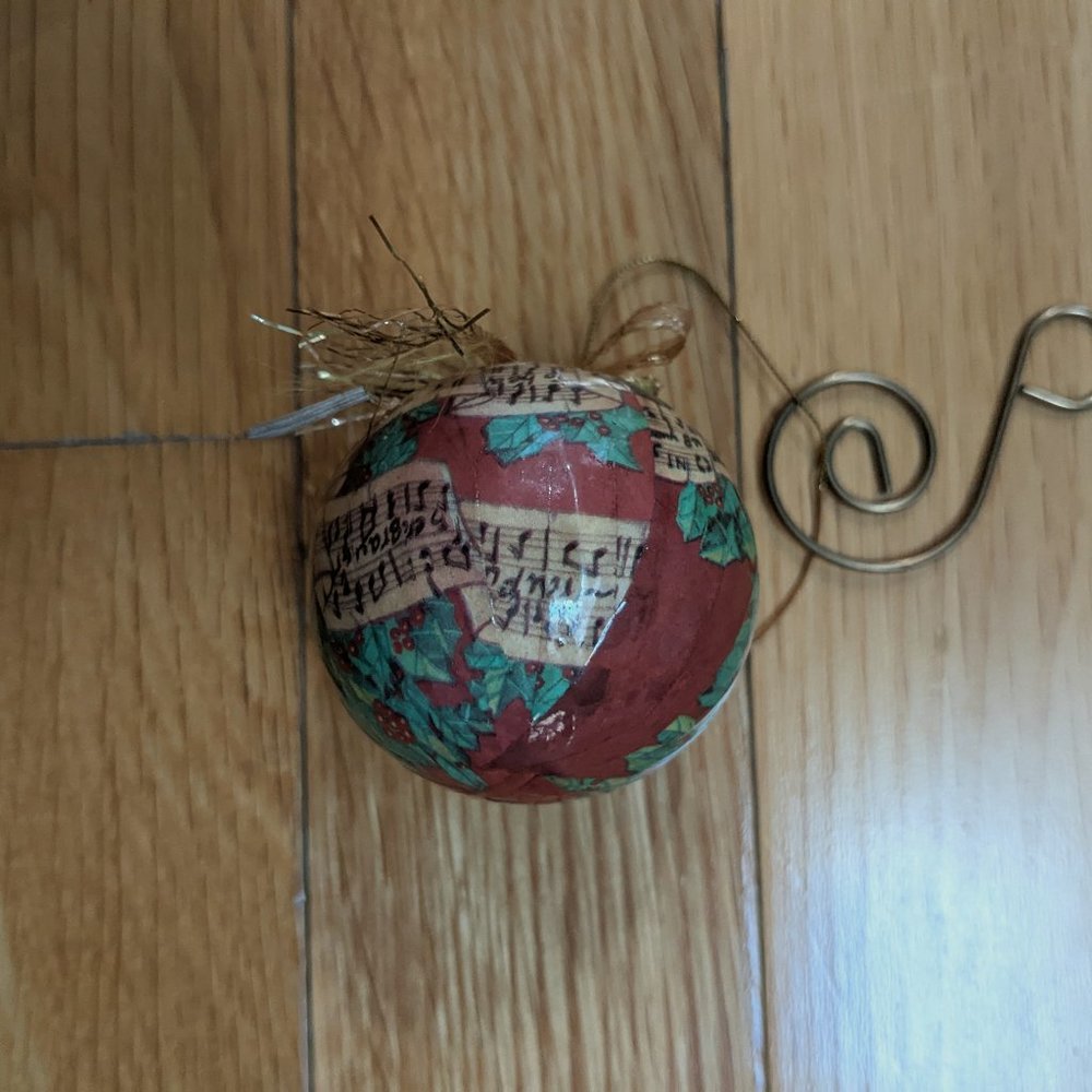 Music Ball Ornament